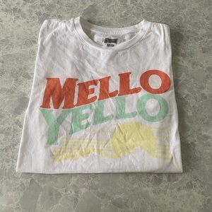 mellow yellow graphic tee